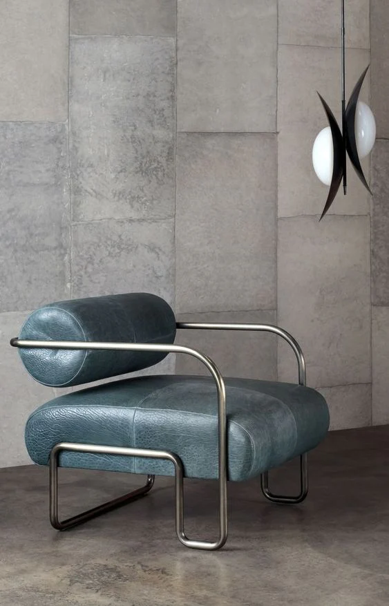 Pendant Leather Arm Chair
