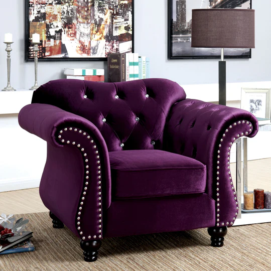 Karson Button Tufted Armchair