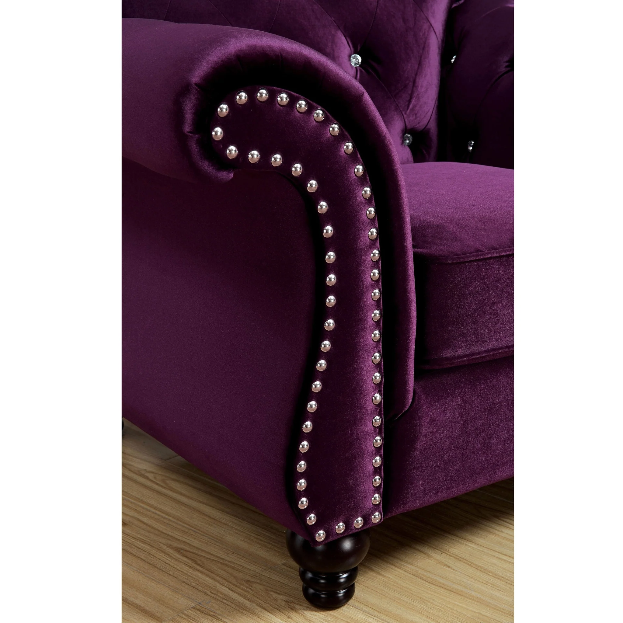 Karson Button Tufted Armchair