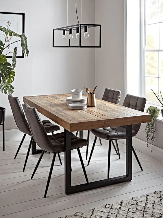 Loft Dining Table with Four Chair's