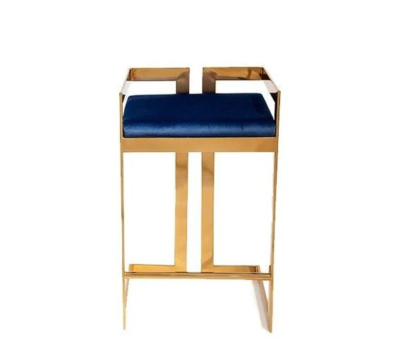 Modern Gold Bar Stool