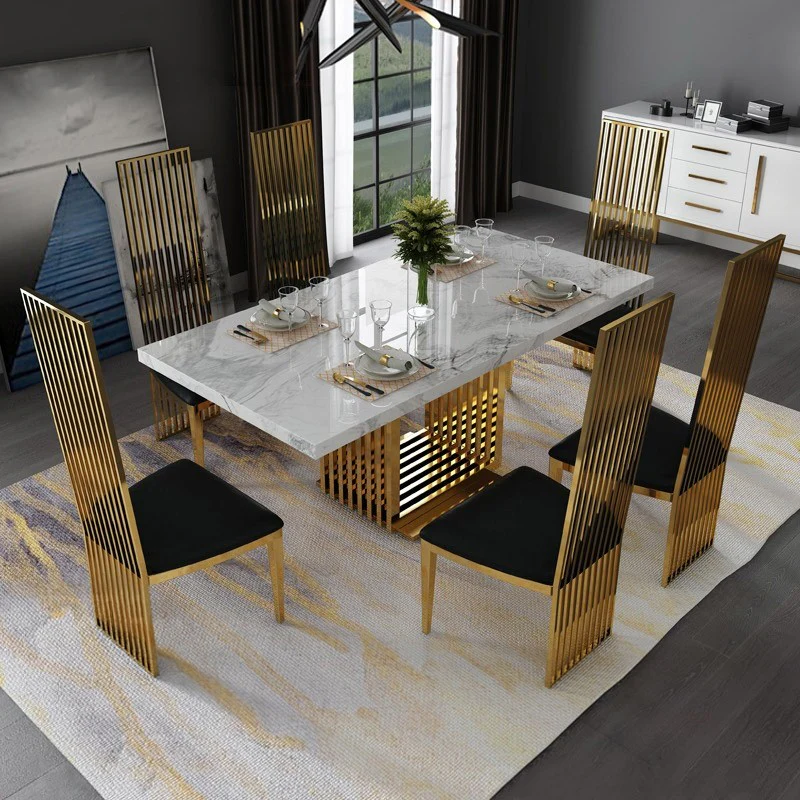 Modern Elegant Dining Table with 4 Chair's