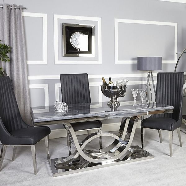 Mica Dining Table with 4 Chair's