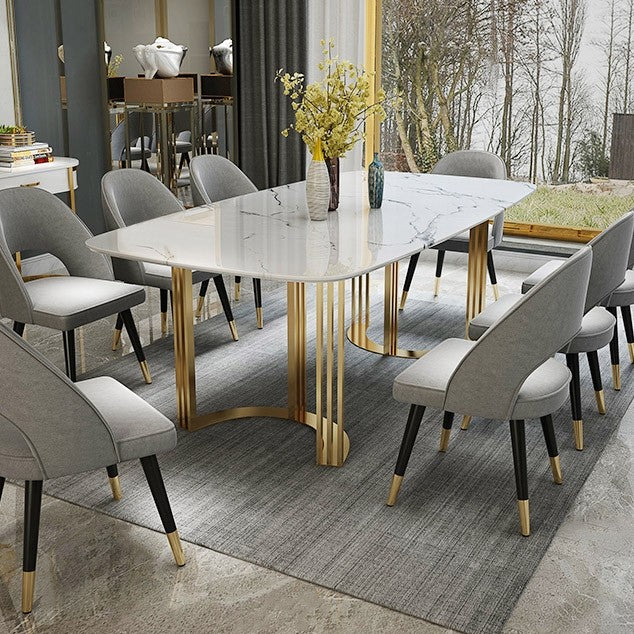 Signature Marble Dining Table with 6 Chair's