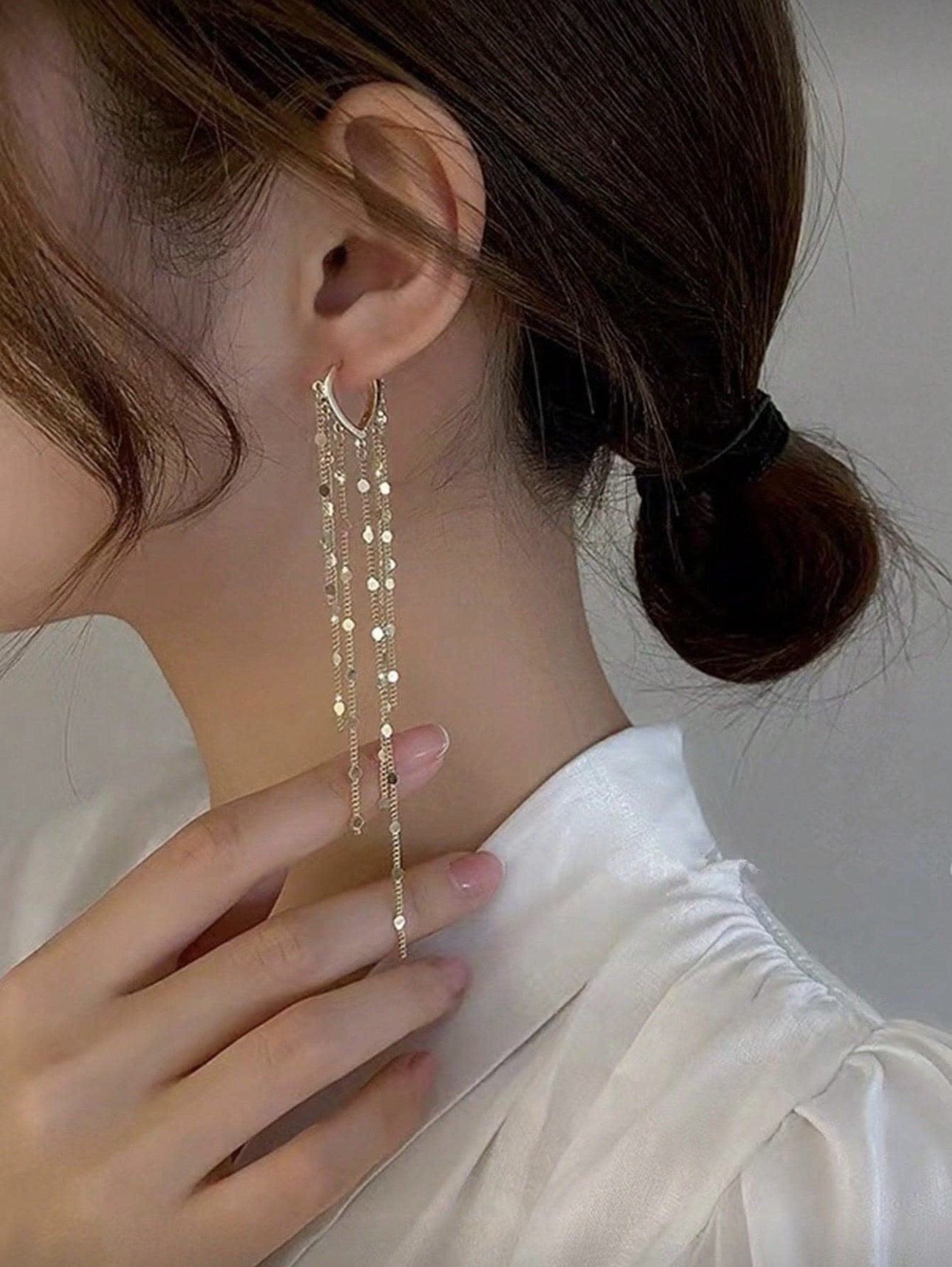 Elegant Long Tassel Earrings