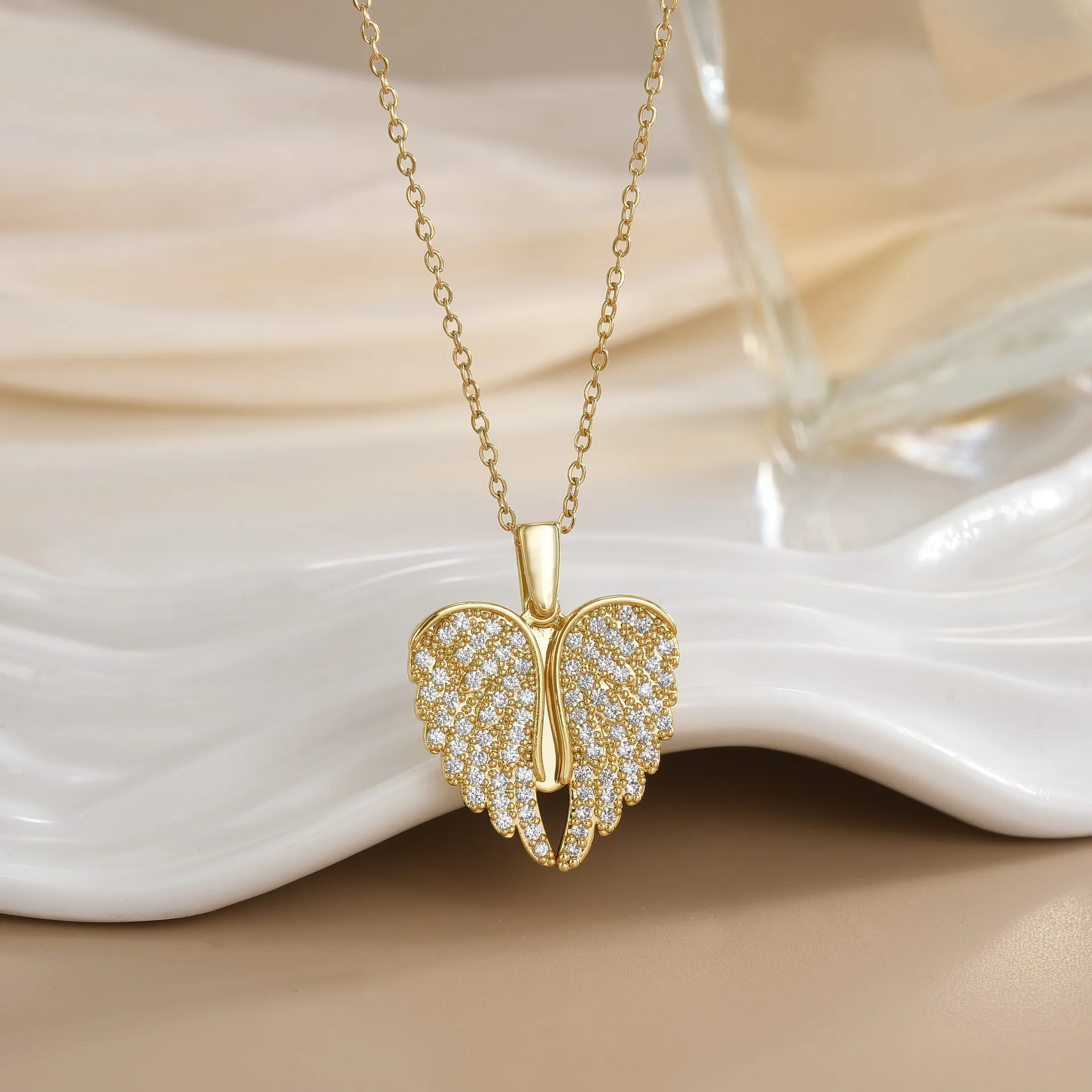 Angel Wings Pendant Necklace