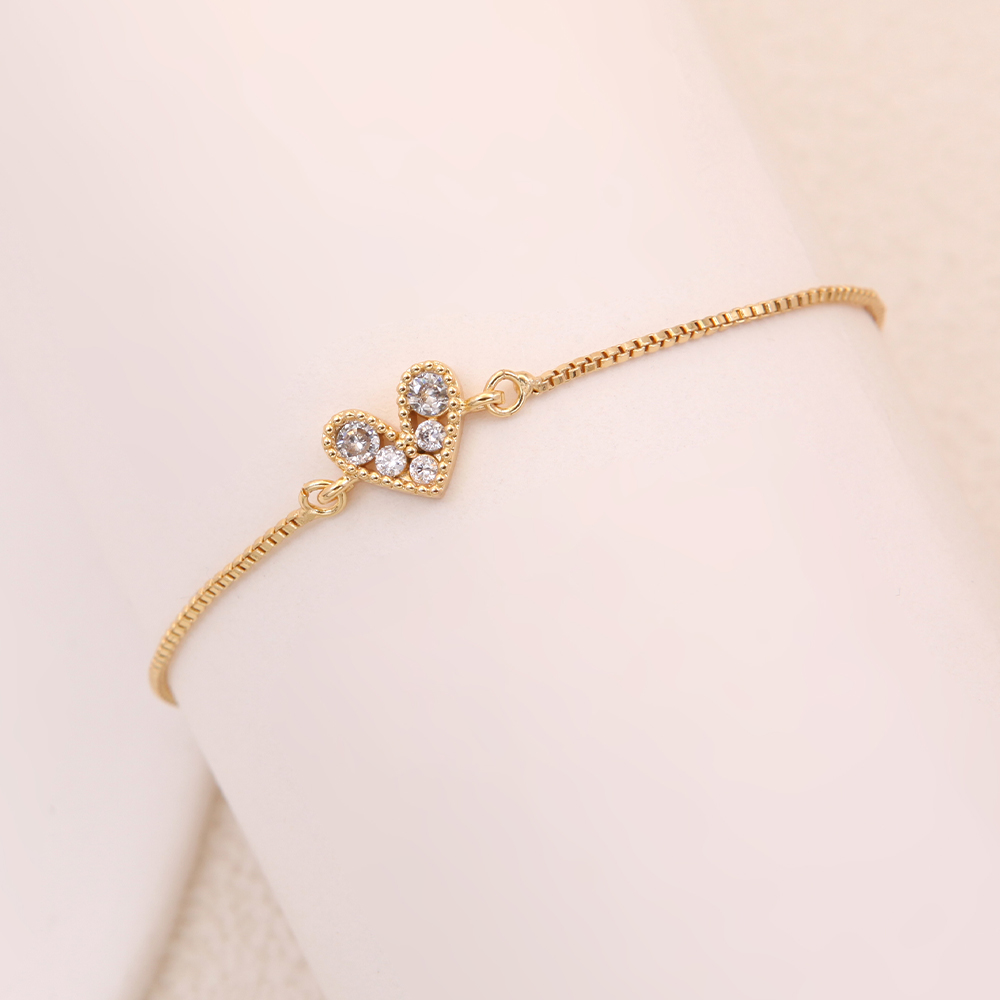 Gold Heart Bracelet