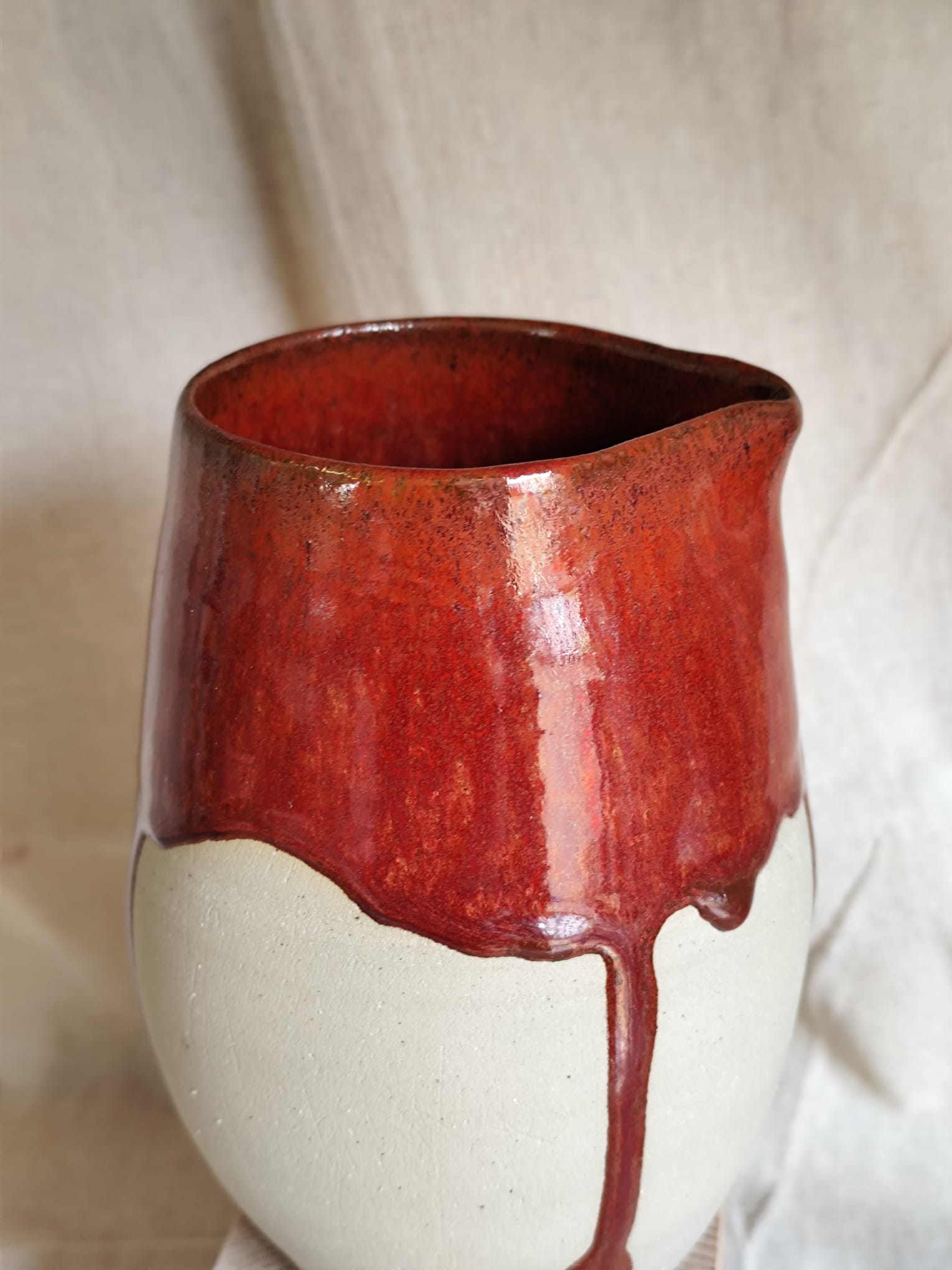 Carafe en grès de Saint-Amand en Puisaye