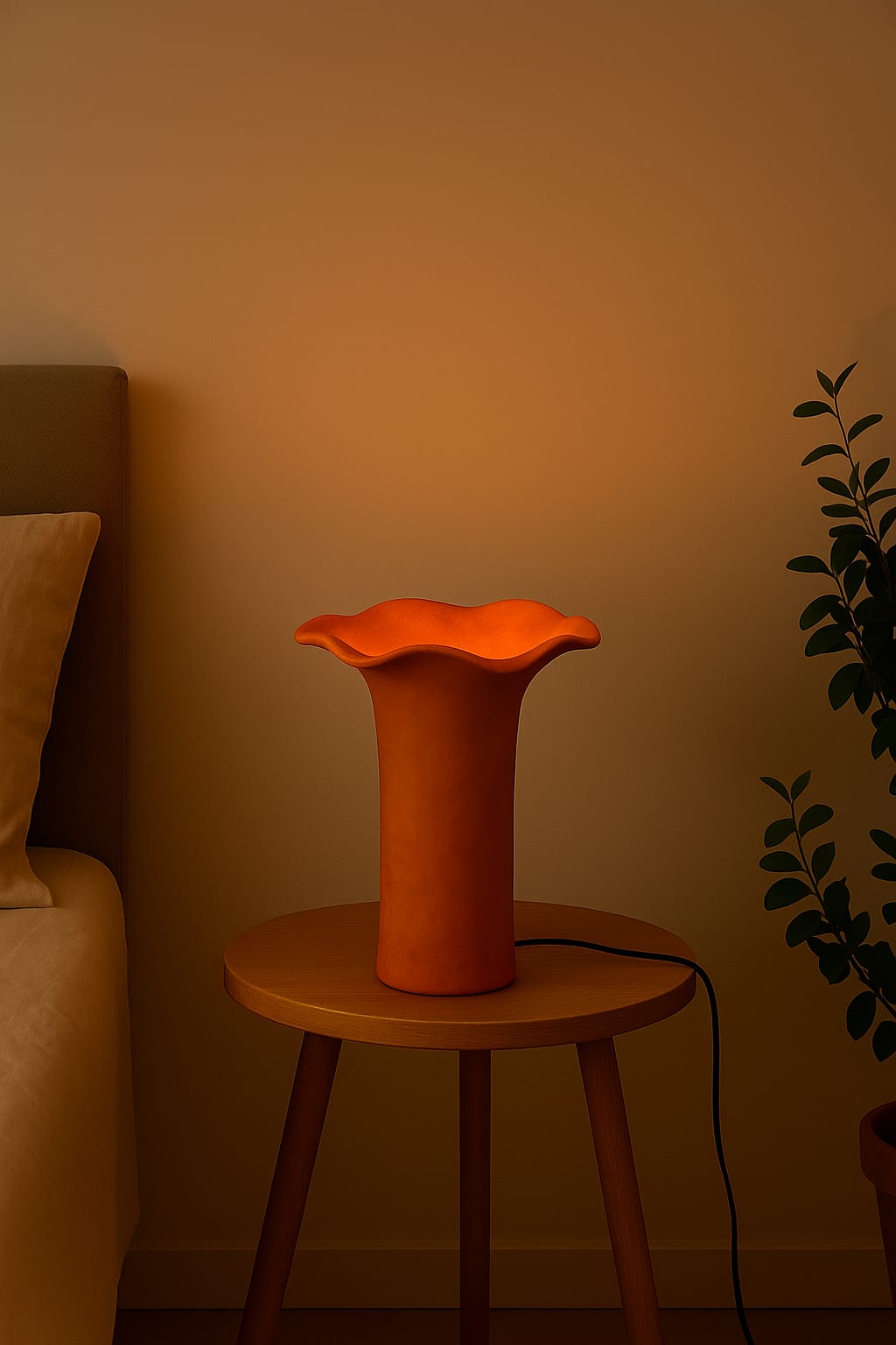 Lampe décorative en céramique