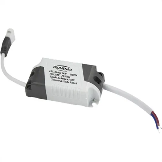 DRIVER 18W P/ PLAFON - CÓDIGO: 6180000