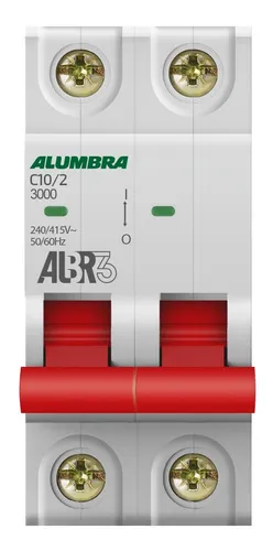 DISJUNTOR 2PX10A CURVA C ALUMBRA - CÓDIGO: 39341