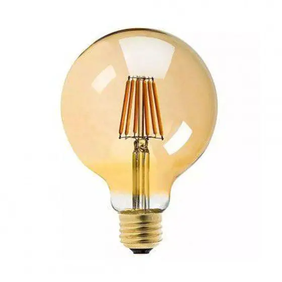 LÂMPADA BULBO LED FILAMENTO G125 E27 23K CHAMP - CÓDIGO: BLBW-4W/G G125 BQ