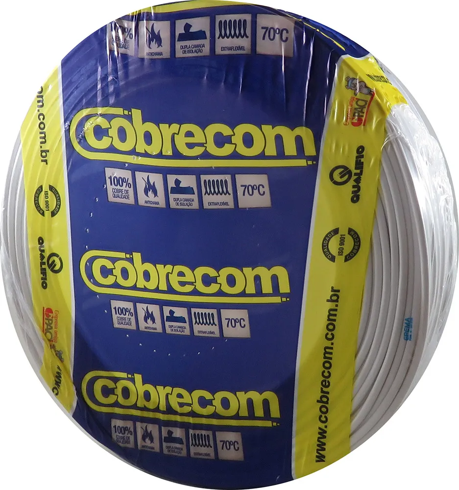 CABO FLEX 2,5MM 750V BR - CÓDIGO: 1150503401 - VENDIDO POR METRO