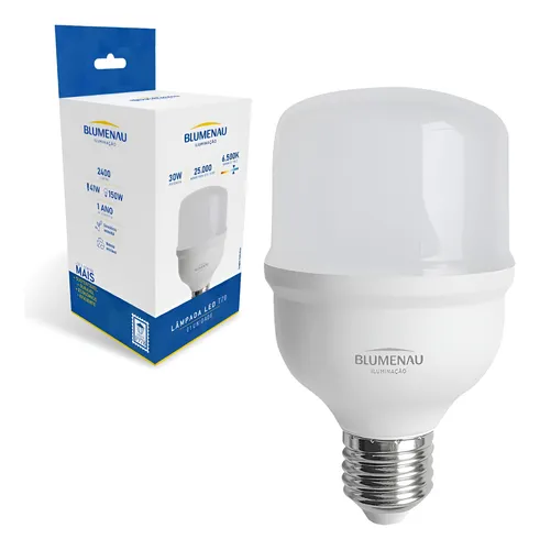 LÂMPADA LED T70 E27 30W 100-240V 3000K BC 2400LM - CÓDIGO: 3307013