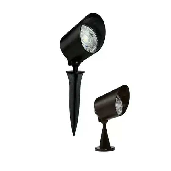 ESPETO/SPOT LED PLAY PC IP65 5W 3000K BQ PTO - CÓDIGO: 21053101