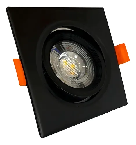 DOWNLIGHT EMB QDR 7W PT/BF 6500K - CÓDIGO: BLDS-7CS PT/BF QD