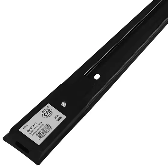 TRILHO ELETRIFICADO ALUMINIO 1MT PRETO - CÓDIGO: BLTB-1M-PT