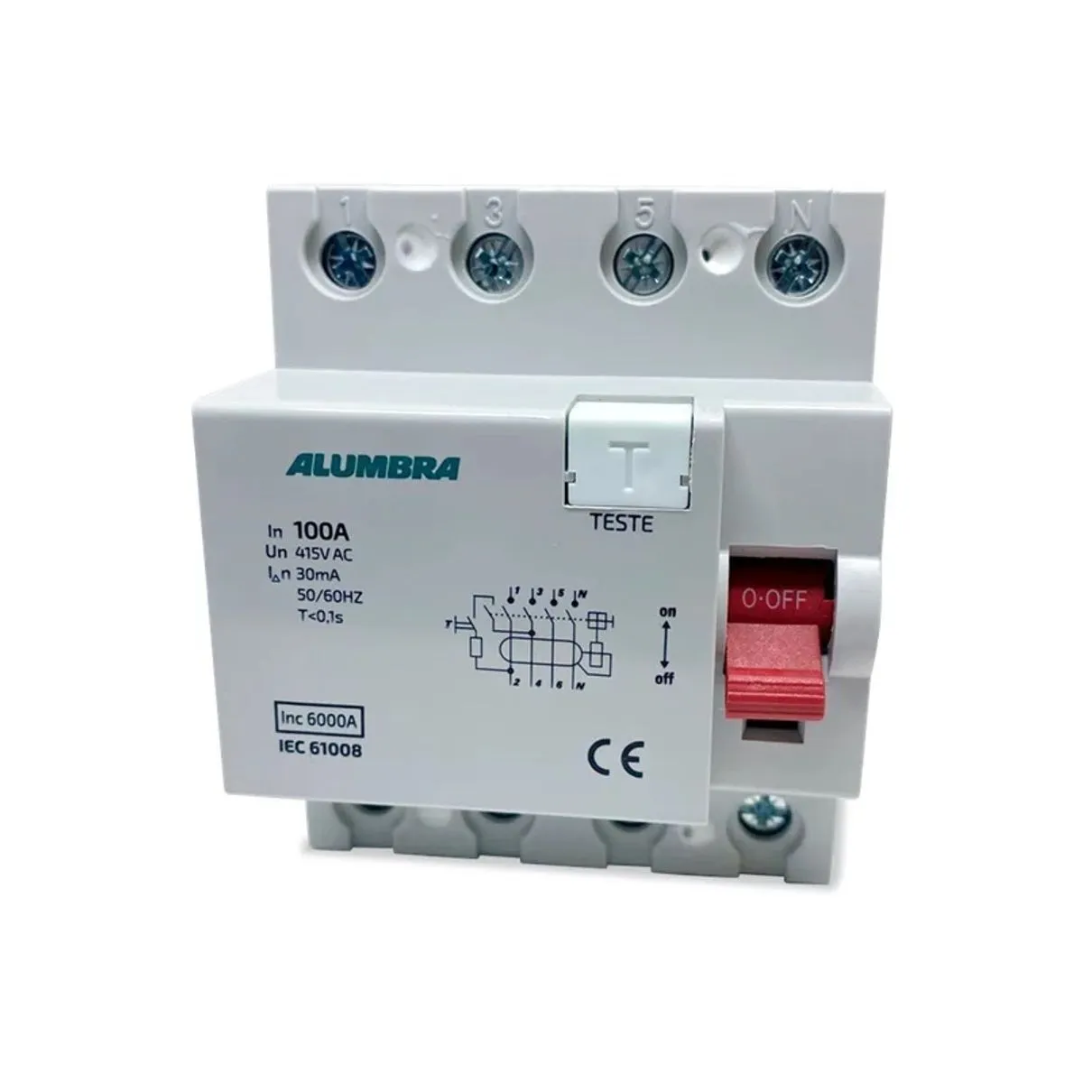 DISJUNTOR 4PX100A 240/415V DR - CÓDIGO: 8578