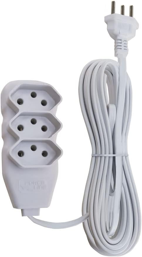 EXTENSAO 2P+T 0,75 10A BCA 5MTS - CÓDIGO: 180200251