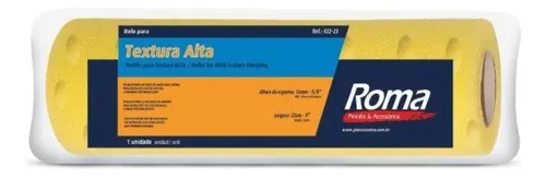ROLO TEXTIL ALTA 23CM S/CABO - CÓDIGO: 432-23