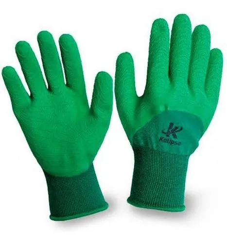 LUVA EMBORRACHADA P/ASPERA 35CM VERDE - CÓDIGO: WPSPVCGRIP3509
