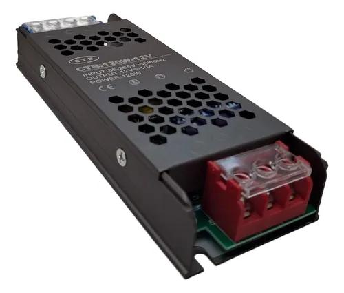 FONTE CHAVEADA 120W 12V 10A - CÓDIGO: BMS120W12VDC