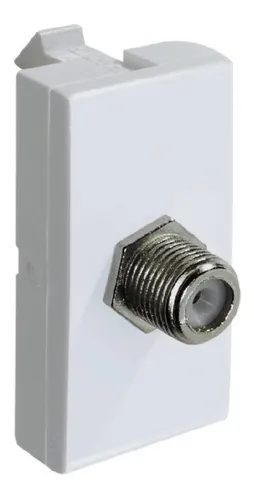 MOD TOMADA COAXIAL TV/SOM BR - CÓDIGO: 6030