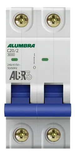 DISJUNTOR 2PX32A CURVA C ALUMBRA - CÓDIGO: 39345