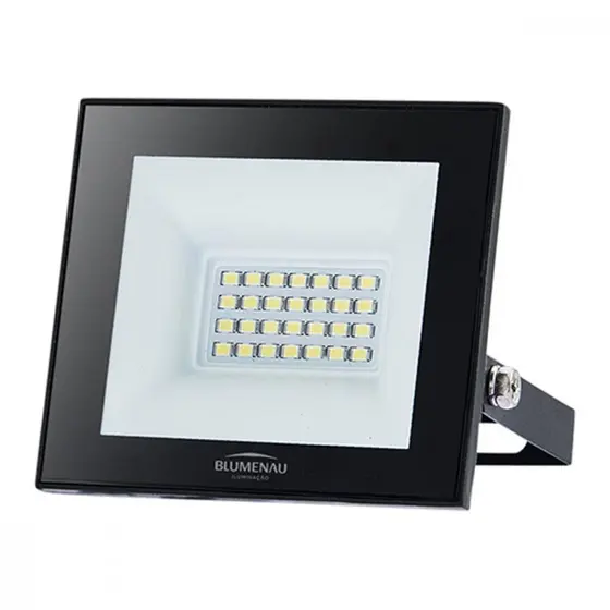 REFLETOR PLAY ALUM 30W IP66 6000K 98MM P/W BLUMENAU - CÓDIGO: 78306000