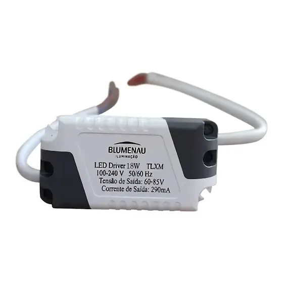DRIVER 18W P/ PLAFON - CÓDIGO: 6180000