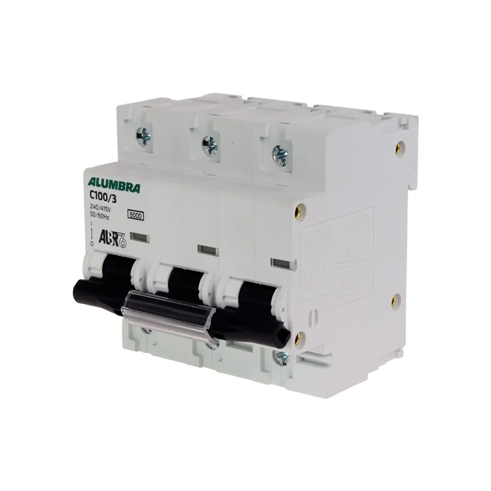 DISJUNTOR 3PX100A CURVA C ALUMBRA - CÓDIGO: 9450