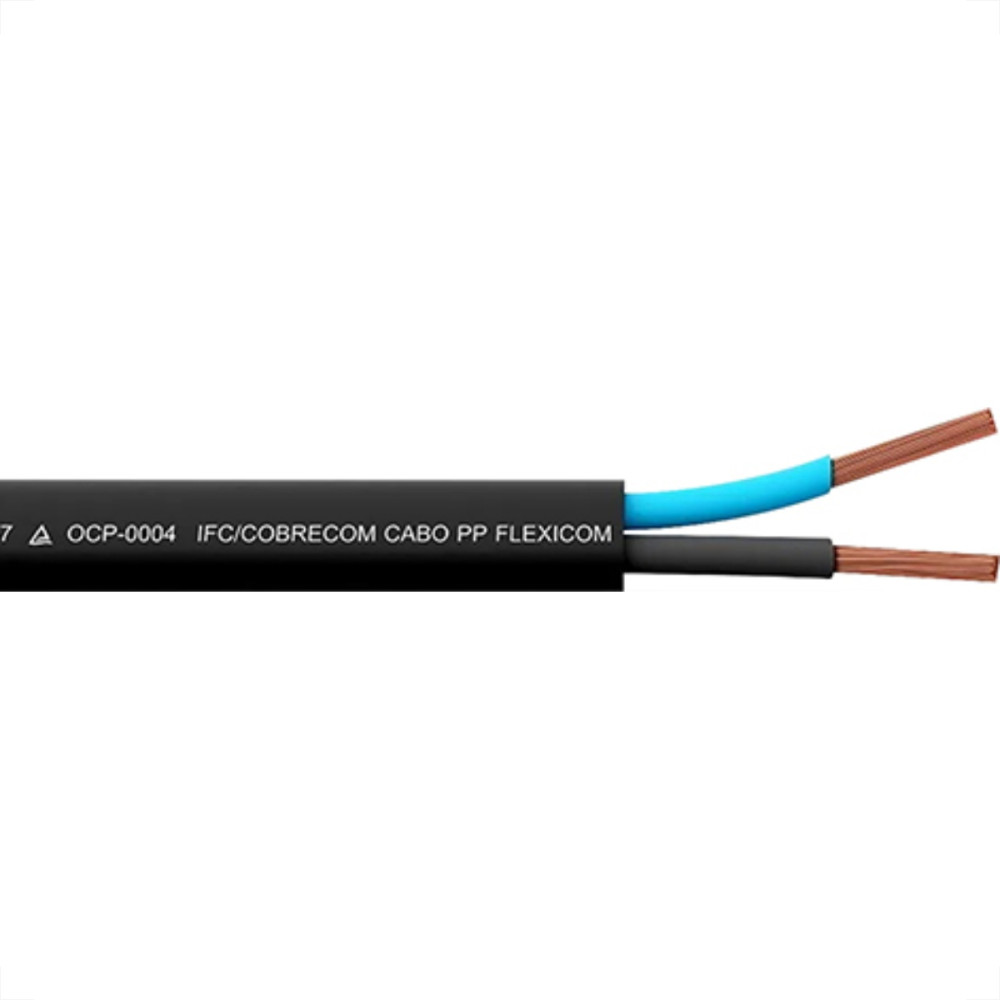 CABO PP FLEXICOM 2X1,0MM - CÓDIGO: 1320304401 - VENDIDO POR METRO