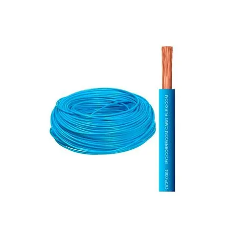 CABO FLEX 6,0MM 750V AZ-CL - CÓDIGO: 1150702401 - VENDIDO POR METRO