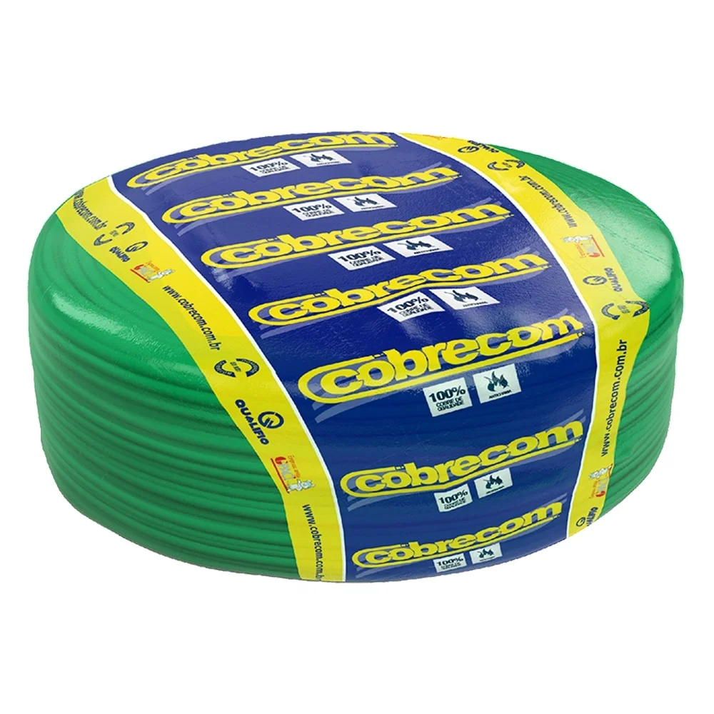 CABO FLEX 10,0MM 750V VD - CÓDIGO: 1150805401 - VENDIDO POR METRO