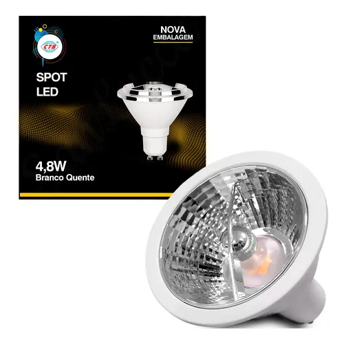 LÂMPADA AR 70 4.8W BCA QUENTE 3000K - CÓDIGO: BLS-4.8W/SB-AR70 BQ