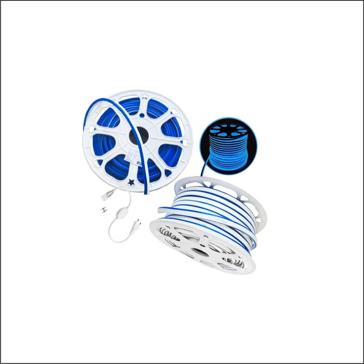 FITA NEON LED BNL 8MM 127V AZUL - CÓDIGO: BNL-8MM 127V AZ