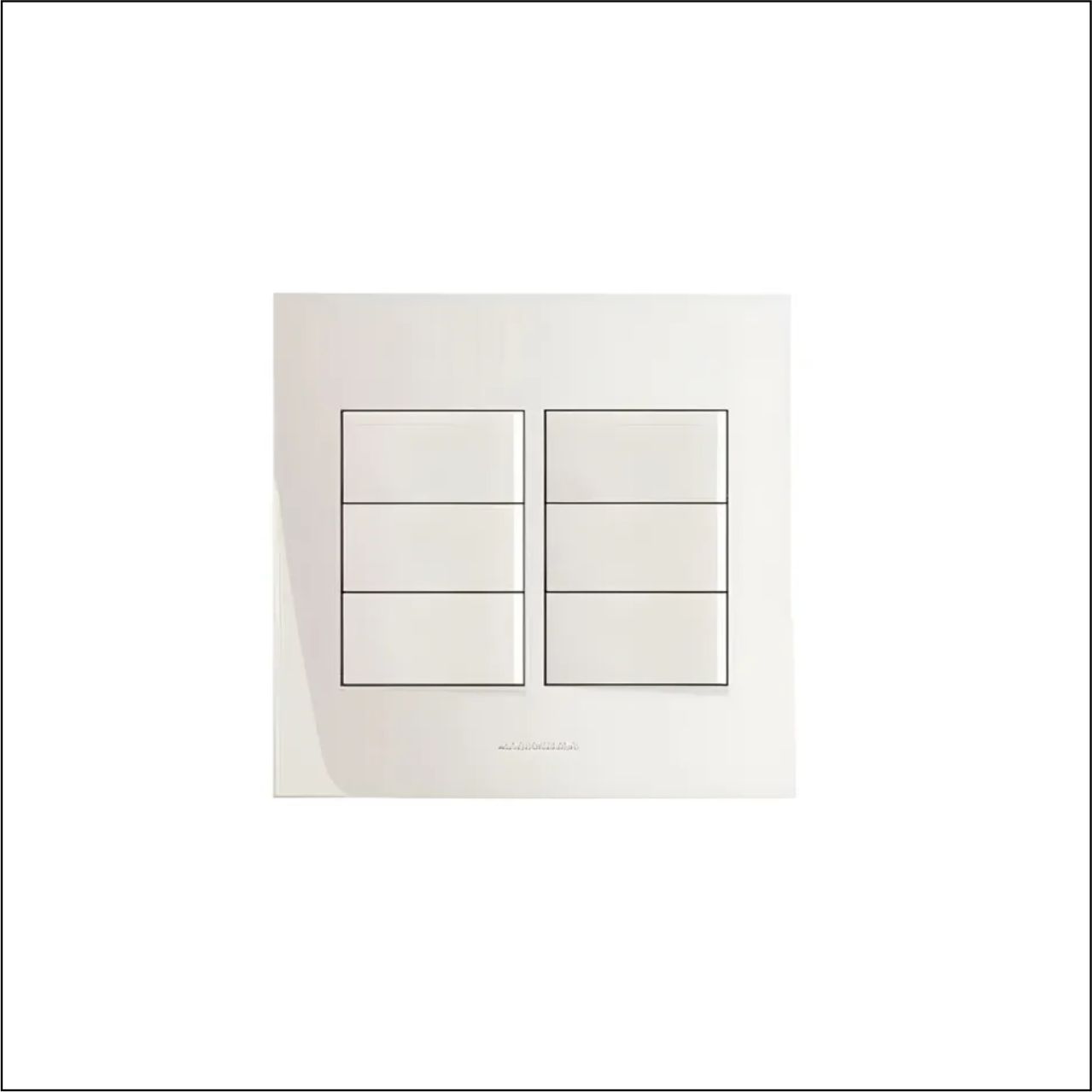 PLACA C/SUP 4X4 6MOD BR - CÓDIGO: 6433