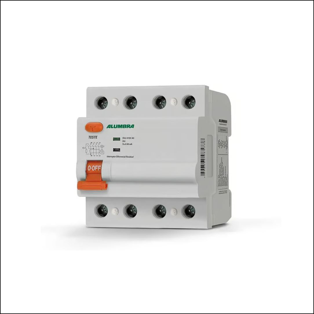 DISJUNTOR 4PX40A 240/415V DR - CÓDIGO: 8572