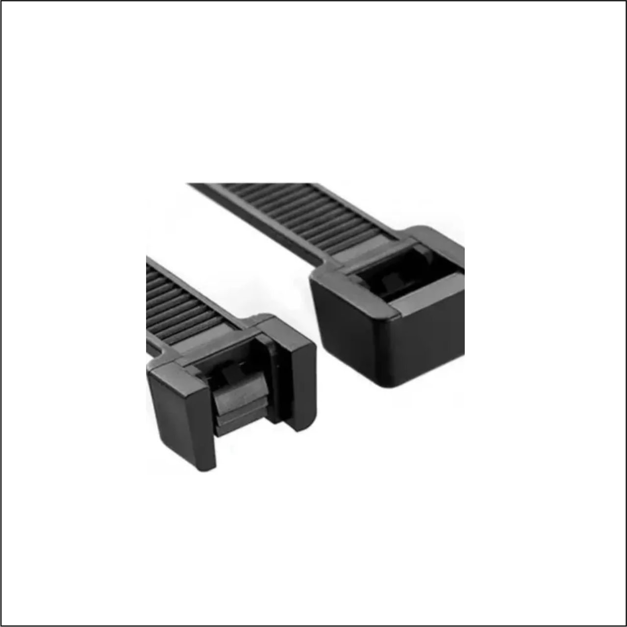 ABRAÇADEIRA DE PLASTICO PRETA 7,6X400 - CÓDIGO: 8883