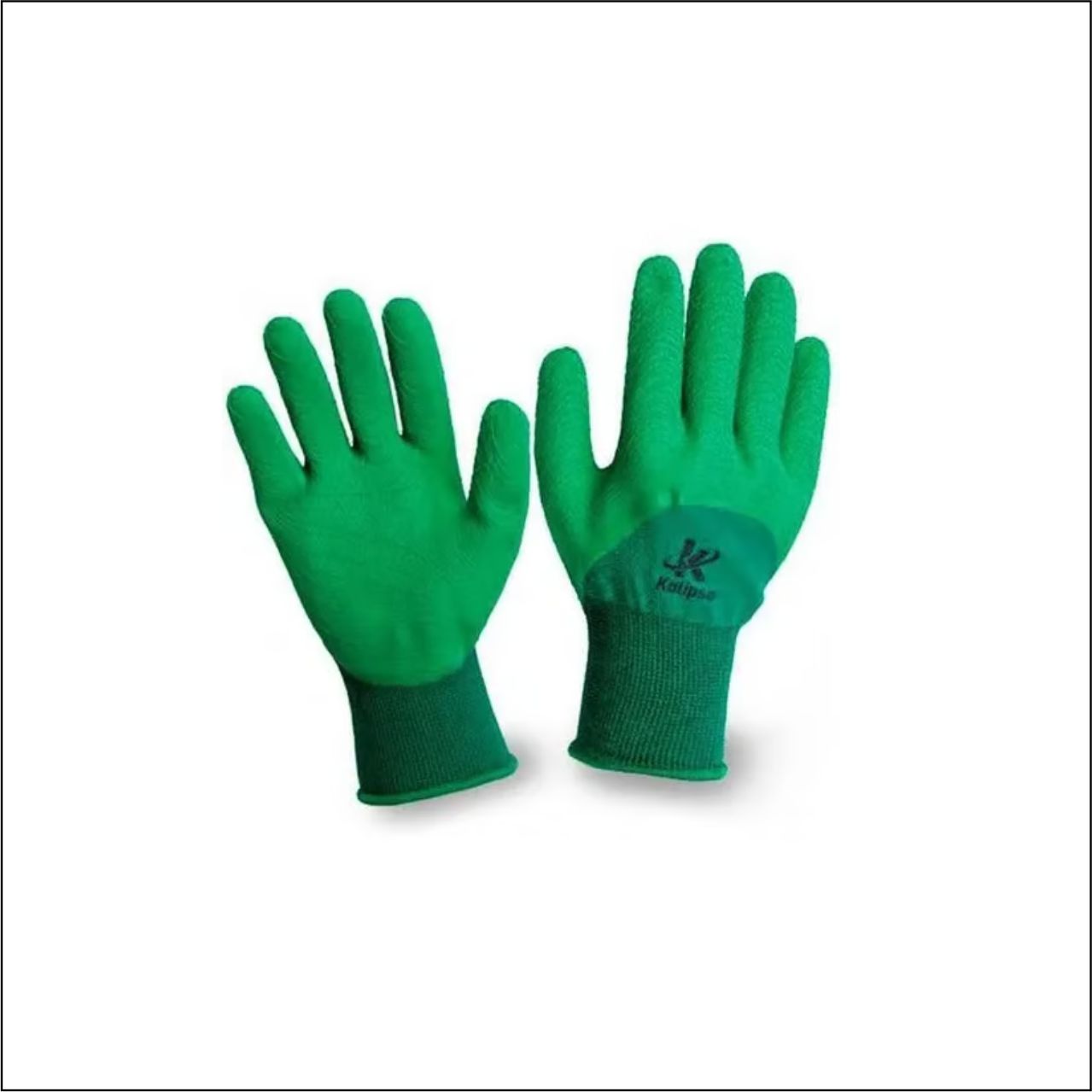 LUVA EMBORRACHADA P/ASPERA 35CM VERDE - CÓDIGO: WPSPVCGRIP3509