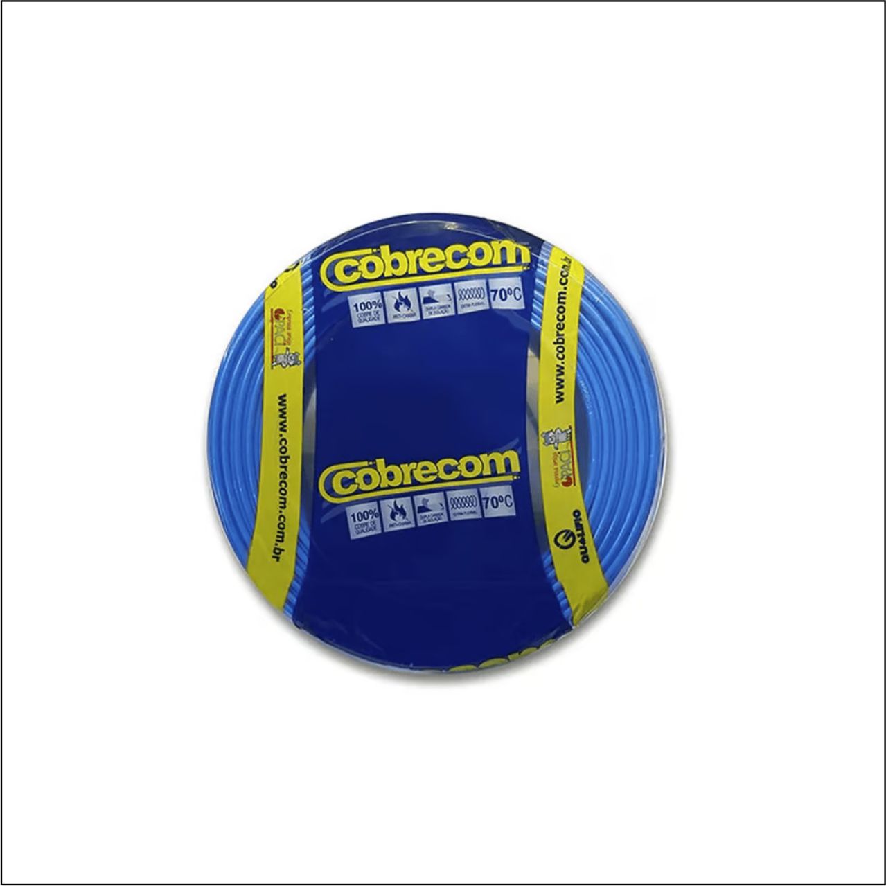 CABO FLEX 10,0MM 750V AZ-CL - CÓDIGO: 1150802401 - VENDIDO POR METRO