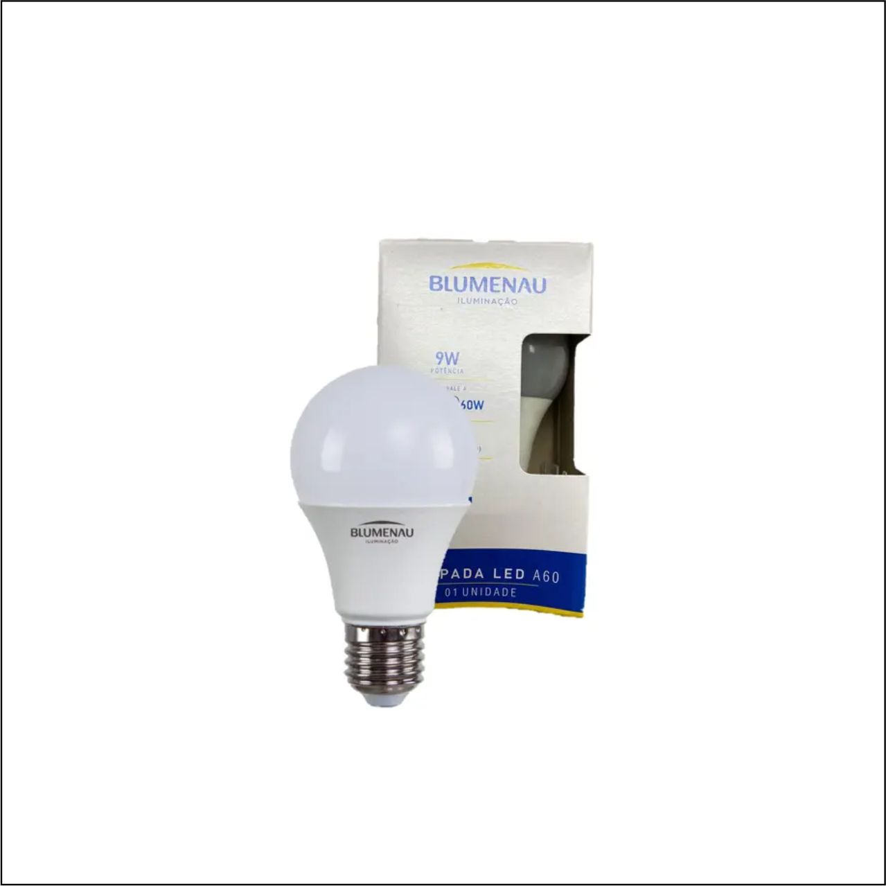 LÂMPADA LED A60 E27 9W 100-240V 4000K BN 810LM - CÓDIGO: 3097014