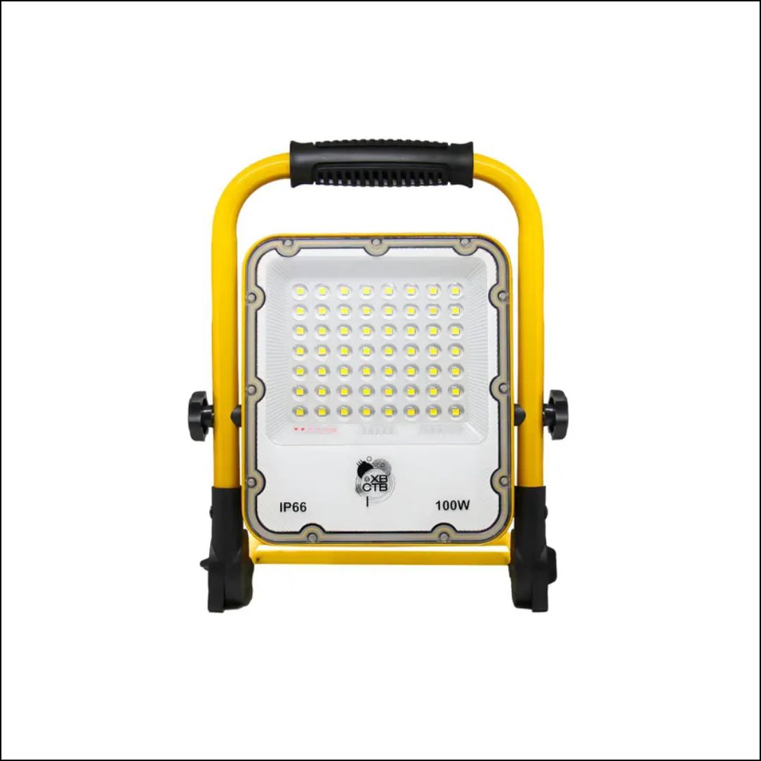 REFLETOR 100W C/ BATERIA AM/BF 6500K TIPOC - CÓDIGO: XBLRB-100W/C AM/BF