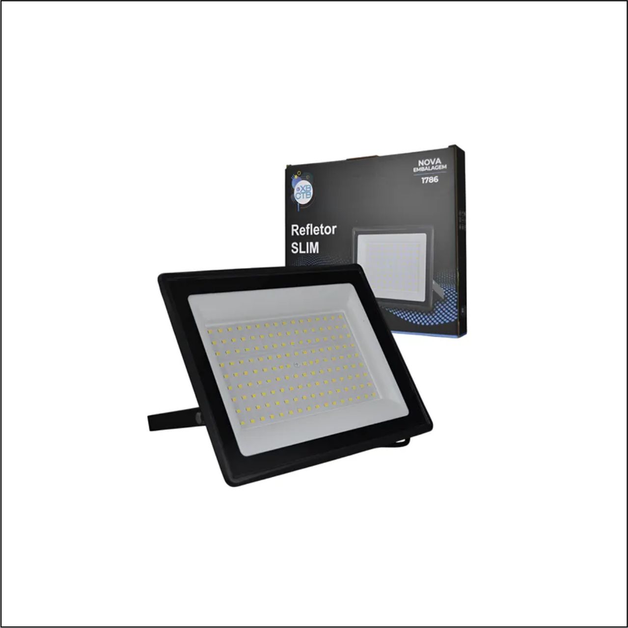 REFLETOR LED 200W PT/BQ - CÓDIGO: BLR-200W/G PT/BQ