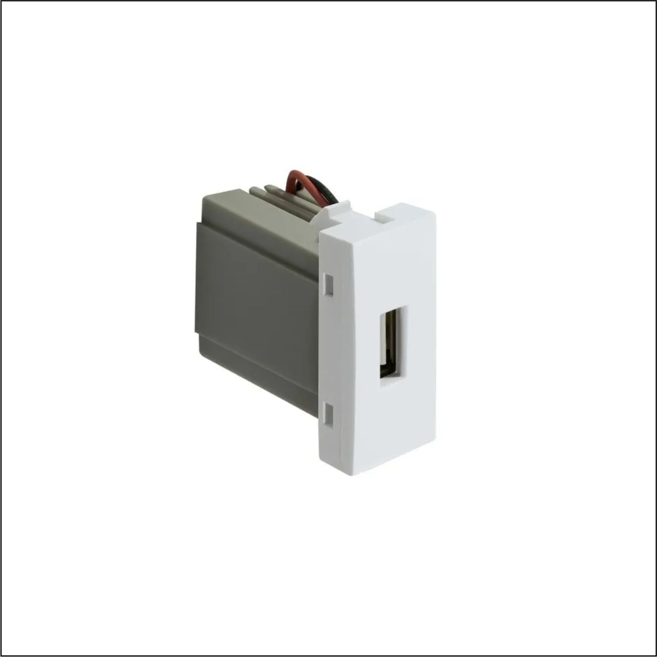 TOMADA USB 2A BIV BRANCA SIENA - CÓDIGO: 6181