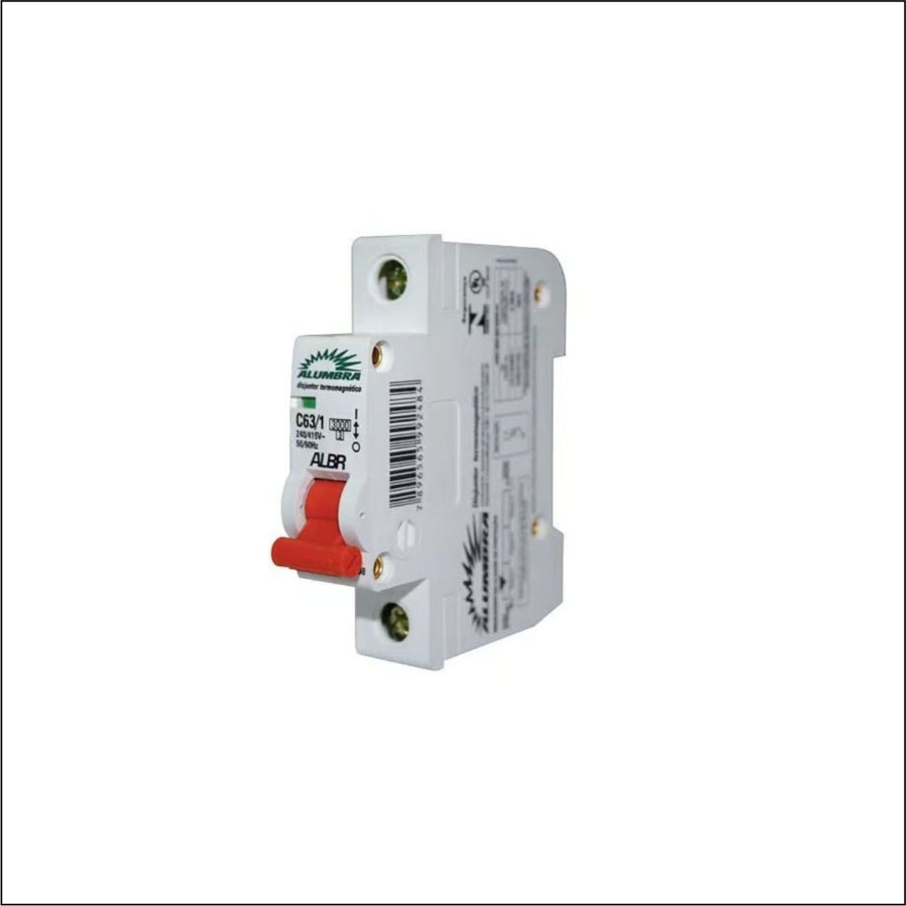 DISJUNTOR 1PX100A CURVA C ALUMBRA - CÓDIGO: 9250