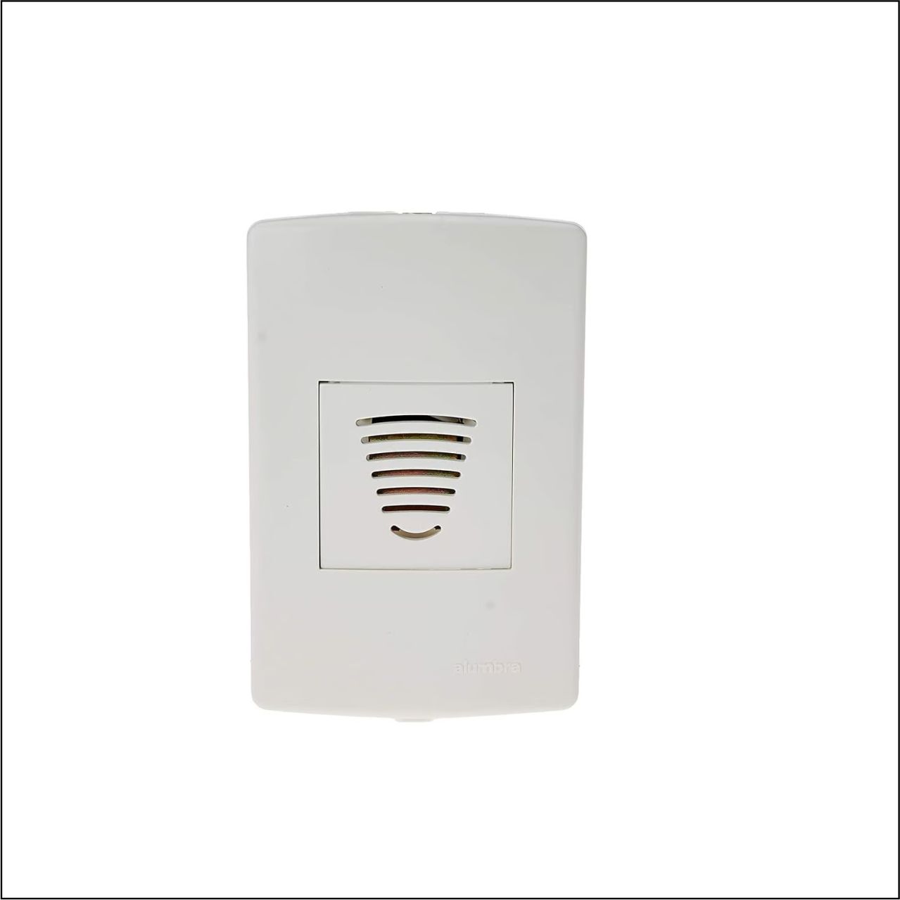 CAMPAINHA BIV CIGARRA C/PLACA 4X2 BR - CÓDIGO: 6570