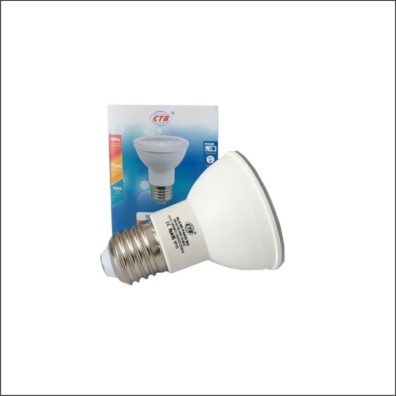LÂMPADA PAR 20 LED 6,5W 6500K 483LM BF - CÓDIGO: BLS-6,5W/SB-BF