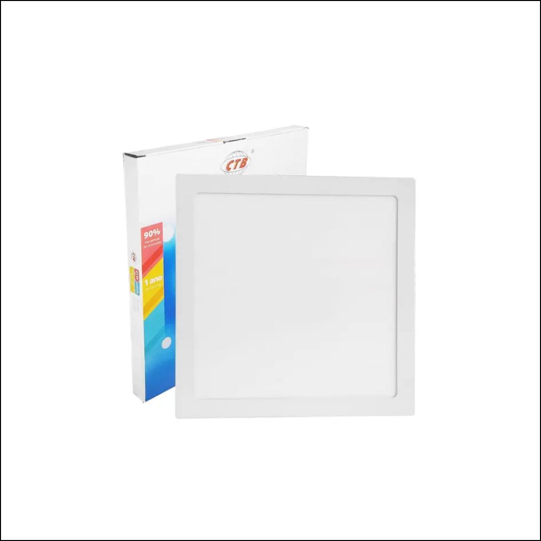 PLAFON PAINEL EMBUT QDR 62,5X62,5 48W 3000K BQ BIV - CÓDIGO: BLPE-N62X62 48W BQ