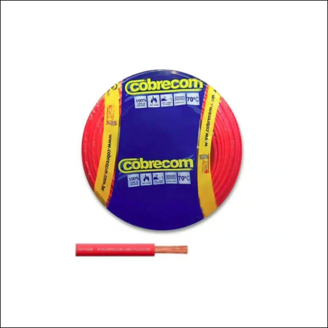 CABO FLEX 1,5MM 750V VM - CÓDIGO: 1150406401 - VENDIDO POR METRO